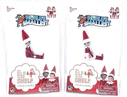Elf on The Shelf | World's Smallest Bundle Set of 2 - Boy & Girl - 4 Inches Tall