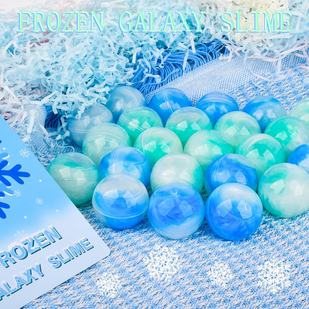 Skiennix Frozen Slime Party Favors - 24 Pack of Stretchy Snowflake Putty for Kids | Perfect for Valentine's Day & Easter Goodie Bags