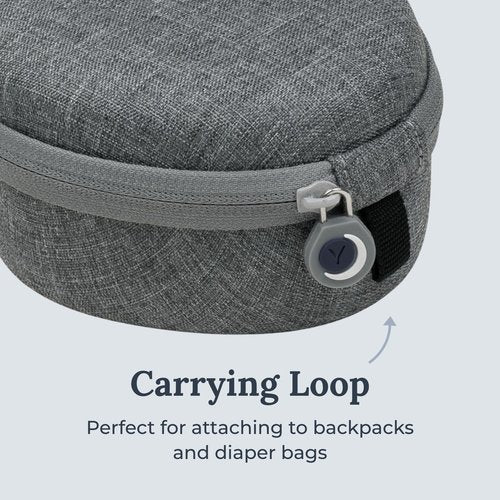 Yogasleep Crush-Resistant Travel Case for Hushh & Rohm White Noise Sound Machines, Provides Protection While Traveling, Double Stitch Zipper, Protection from Scratches & Water Splashes