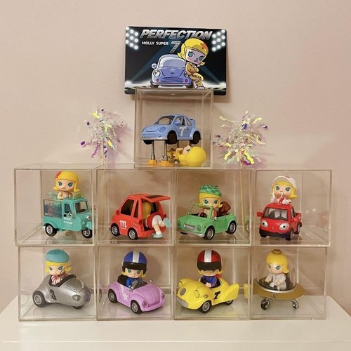 LOVPLAY Acrylic Box Clear Display Box with Lid 48 Pack Acrylic Square Cube Candy Container Small Plastic Storage for Candy Pill and Tiny Jewelry