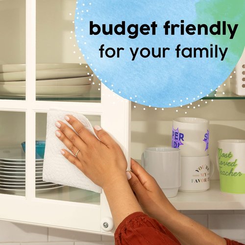 Bounty Paper Towels - Ultra-Absorbent Cleaning Power | 12 Pack for Tough Messes
