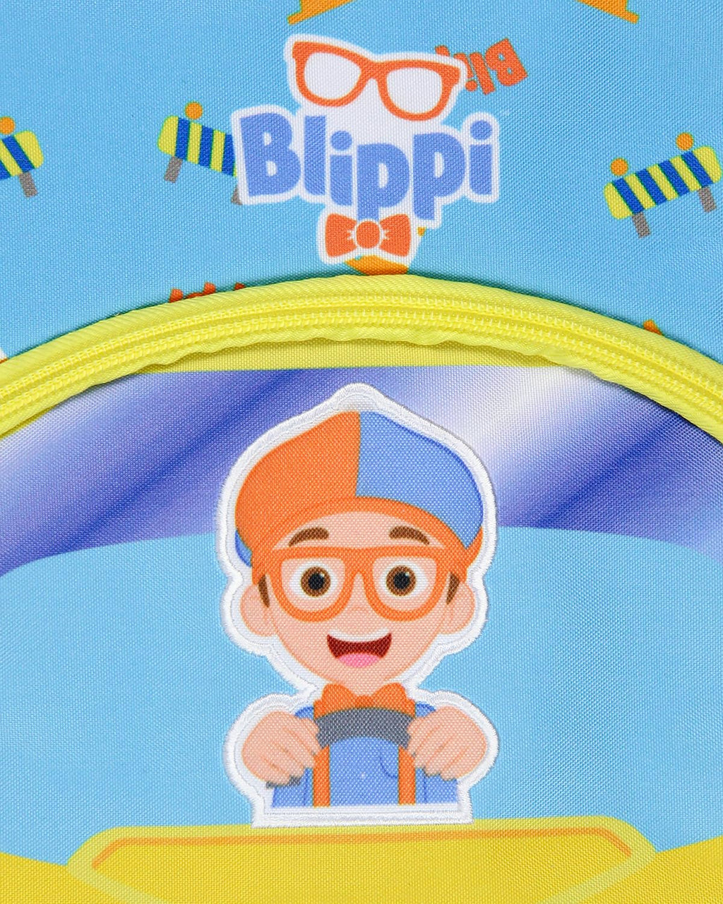 AI ACCESSORY INNOVATIONS Blippi Kids Lunch Box Joy Ride School Insulated Lunch Bag Tote For Hot And Cold Food, Drinks, And Snacks 10"
