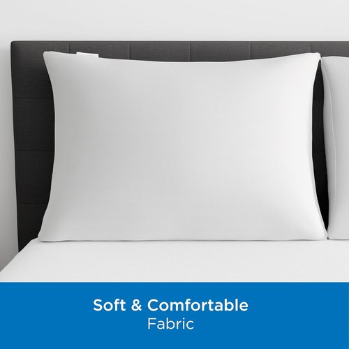 AllerEase Pillow Protectors Set of 4 - Advanced Allergy Protection, Moisture Wicking - Premium Polyester, Zippered Design