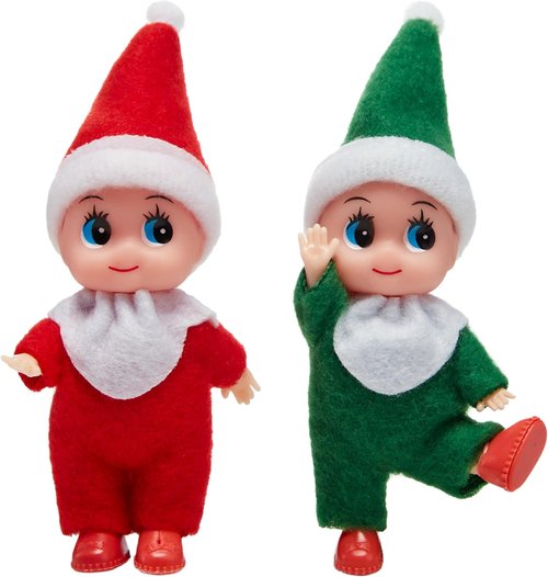 JOYIN Christmas Elf Plush Dolls - Soft & Tiny Toys for Kids | Perfect Party Favors & Holiday Decor