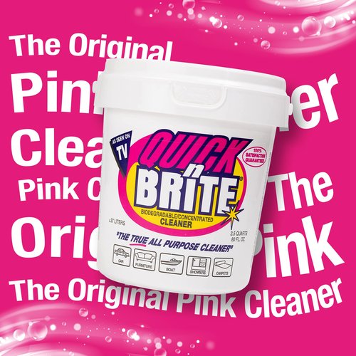 Quick 'n Brite All Purpose Cleaning Paste – Miracle Cleaner for Tough Stains, Biodegradable, Non-Toxic, Pet-Safe, Multi-Surface Stain Remover, Made in USA, 80 Oz