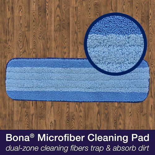 Bona Ultimate Hardwood Floor Care Kit - Pivoting Mop, Cleaning Solution & Refill, Microfiber Pads for Polishing