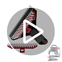 Carpet Cleaner Brush Replacement Head and Handle for Portable Spot Cleaners
