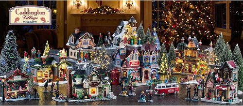 Lemax Noel Alsace | Battery-Operated Facades Decor | 4.5V Holiday Display #55318