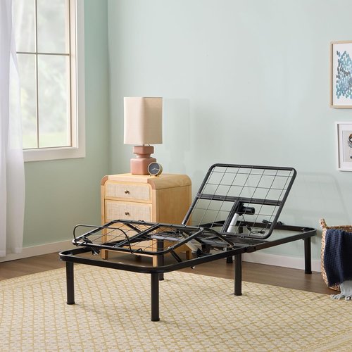 Linenspa Adjustable Bed Frame - Electric Base with Independent Head & Foot Incline - Twin XL Size