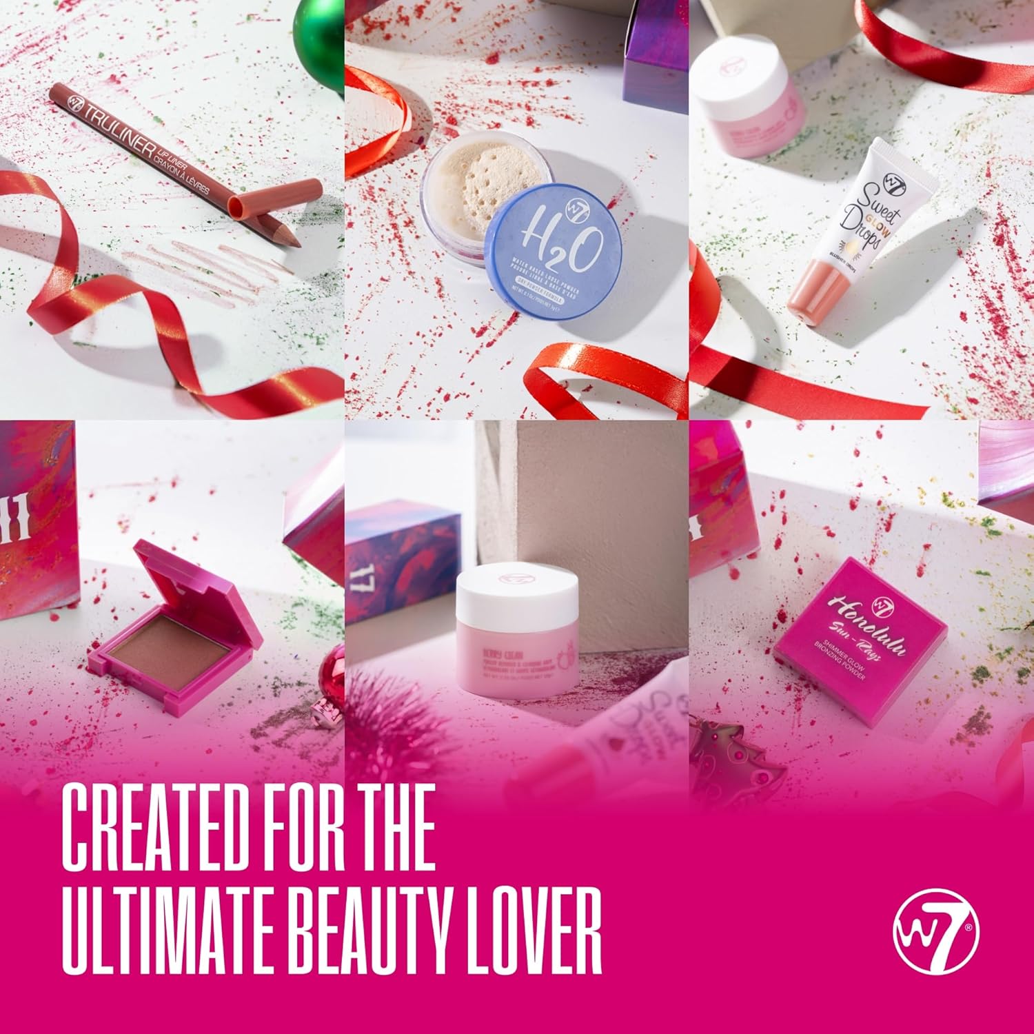W7 Beauty Blast Makeup Advent Calendar 2025 | 24 Days of Cruelty-Free Surprises in Festive Box