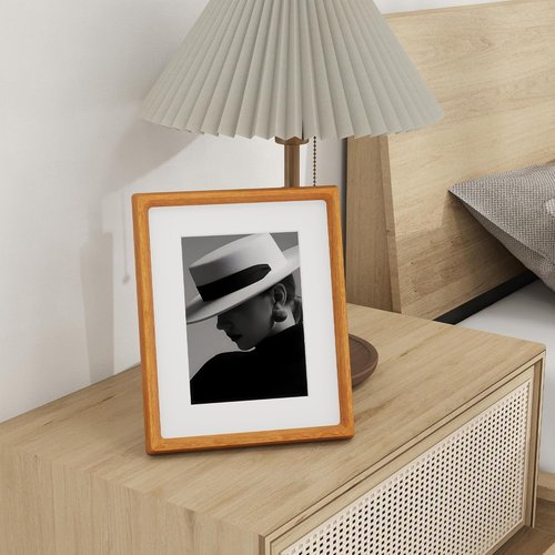 Dreamland 8x10 Picture Frame - USA-Sourced Teak Wood with HD Tempered Glass | 2 Pack, Handcrafted Rounded Corners