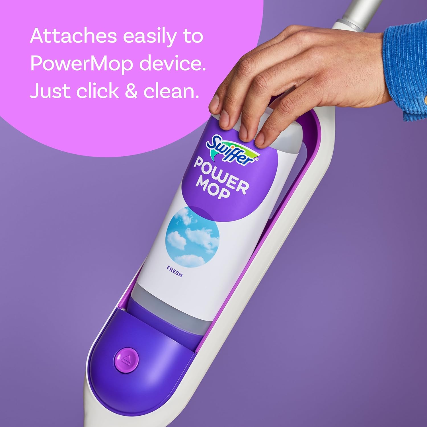 Swiffer PowerMop Floor Cleaning Solution - Fresh Scent Refills | 25.3 fl oz, 2 Pack
