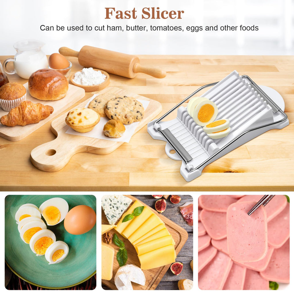 4 Pcs Acrylic Musubi Mold Kit Musubi Press Mold Masubi Molds Kit Stainless Steel Slicer Onigiri Mold Set Rice Ball Masubi Molds Musubi for Maker Onigiri Musubi