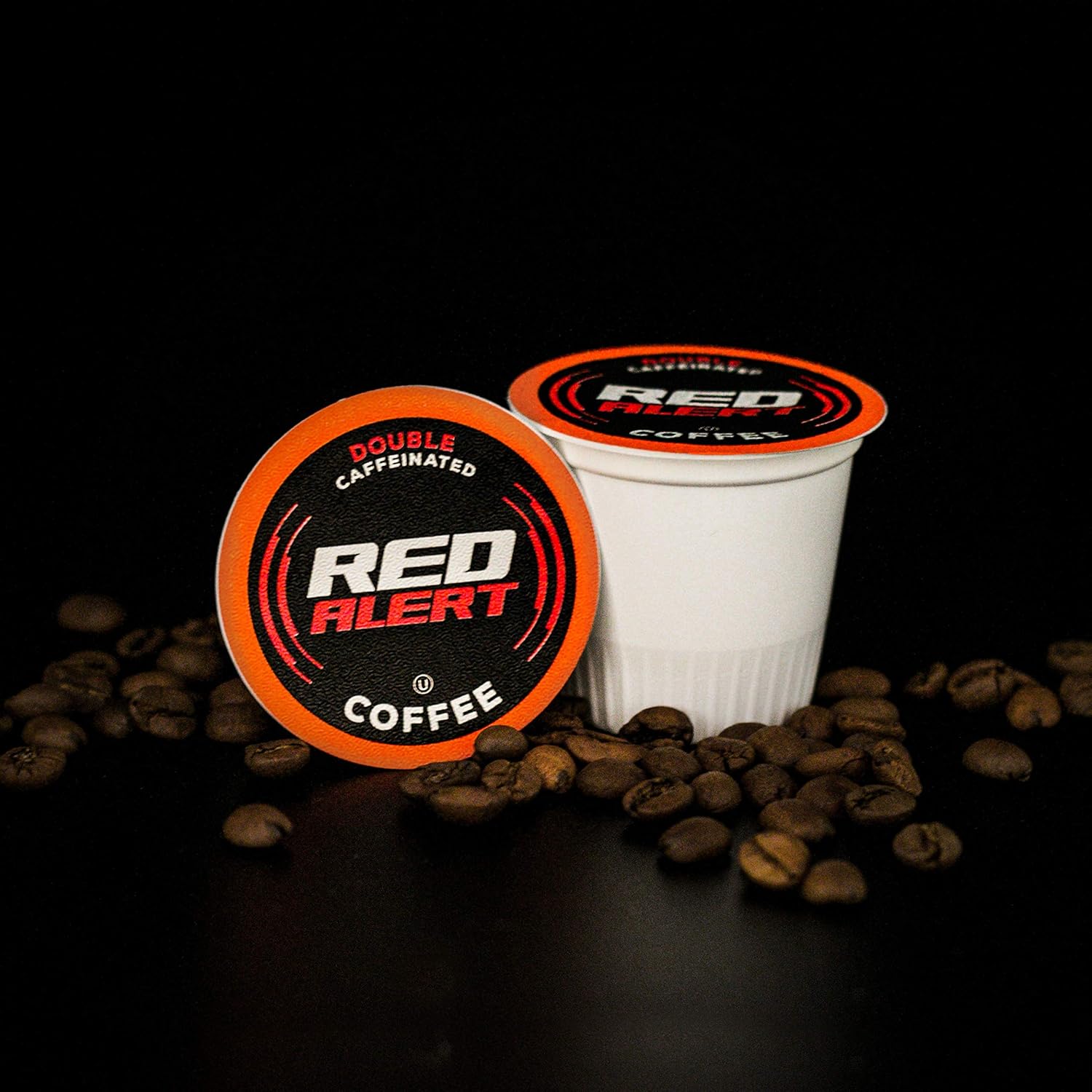 Red Alert Coffee Extra Strong Coffee Pods - Recyclable & Compatible With 2.0 Keurig Brewers | 40 Count