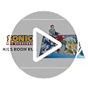 Sonic the Hedgehog Kids Area Rug, Non-Slip Playroom Mat, 69 x 52 Inches