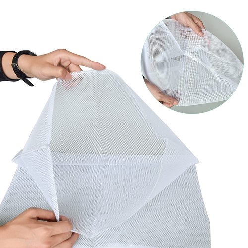 Reusable Mesh Bags for 3.69 Gal/4.75 Gal Cross-beam Fruit Wine Press, 2 Pack Washable Filter Bag for Straining Food/Nut/Milk/Fruit Wine Juice