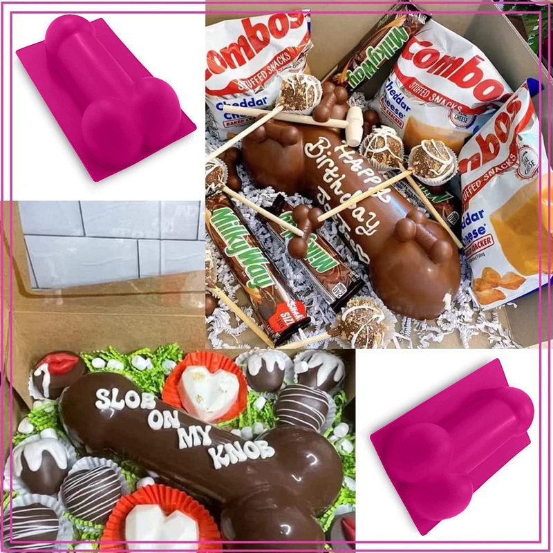 Silicone Mould, Chocolate Mold, Baking Cake Mold, Novel Interesting Birthday Party Cake Non-Stick Baking Chocolate tin for Homemade Breads, Meatloaf, Quiche