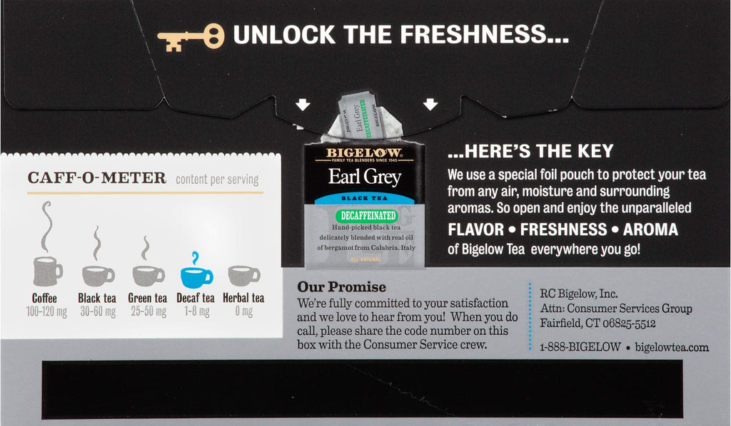 Bigelow Tea Earl Grey and Decaffeinated Earl Grey Black Tea Bags, 240 Total Tea Bags