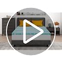 IULULU 3-Inch Cooling Gel Memory Foam Mattress Topper - Queen Size