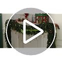 9FT Real Touch Cedar Christmas Garland with Seperate String Lights - Green Moon