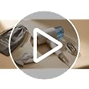 Foldable Travel Garment Steamer, 1200W Dual Voltage Fabric Steamer