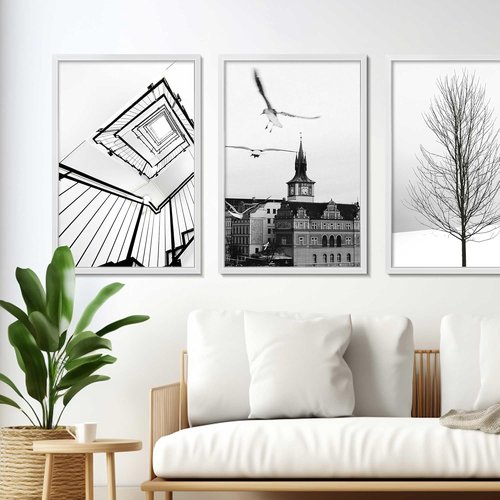 LaVie Home 18x24 Picture Frame - Classic White Wall Display Frame with HD Plexiglas | Vertical & Horizontal Use