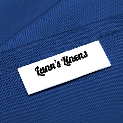 Lann's Linens - 8' Premium Fitted Tablecloth for 96" x 30" Rectangular Table - Wedding/Banquet/Trade Show - Polyester Cloth Fabric Cover - Royal Blue