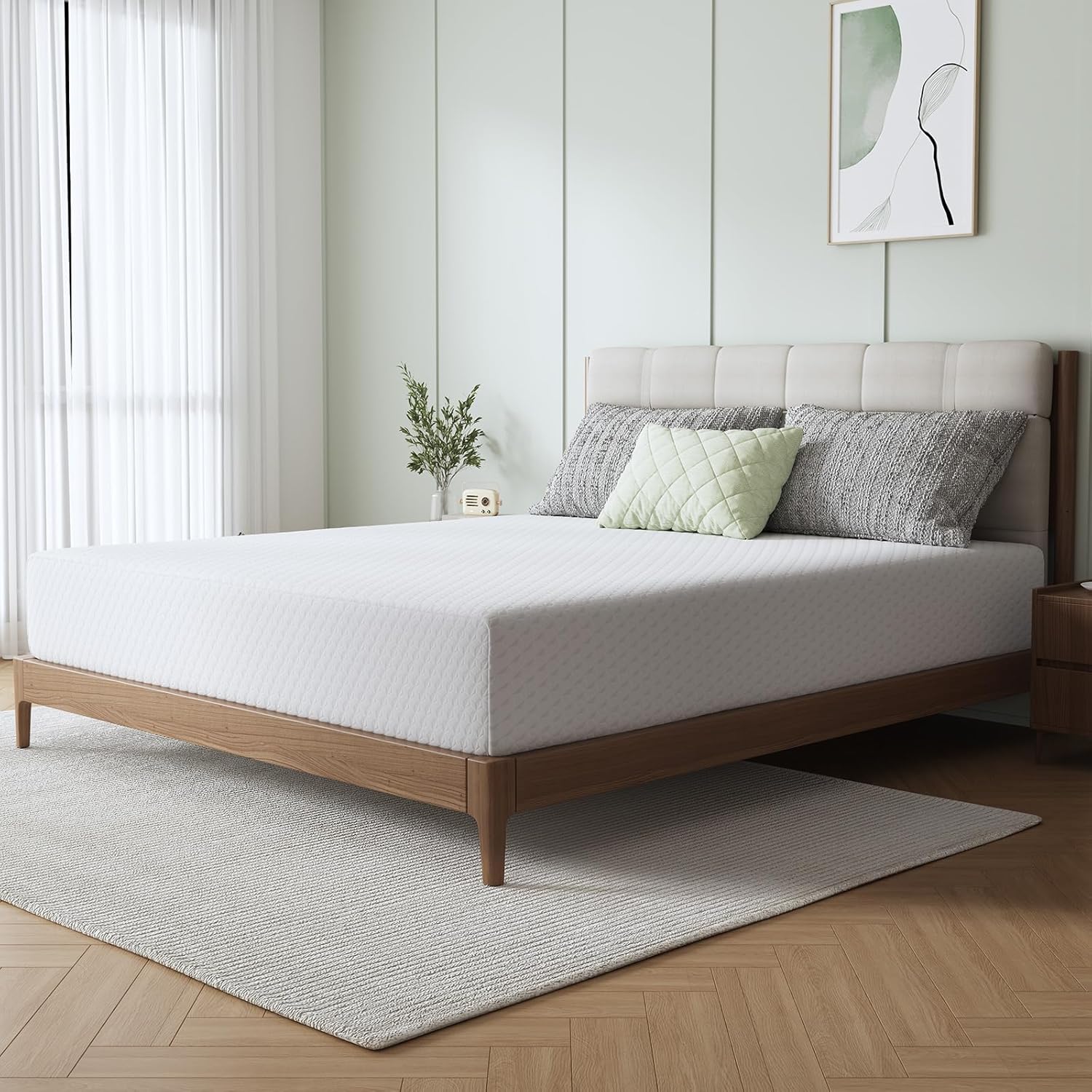Novilla 10 Inch Full Mattress - Memory Foam with Breathable Comfort Layer & High-Density Support for Cool Sleep