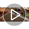 2x6 Runner Rug with Rubber Backing, Indoor Outdoor Striped Utility Carpet