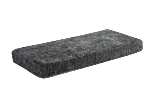 Loveboat Bench Cushion 36x18 Inch Soft Non-Slip Furniture Cushions for Bench Couch Swing Setee with Ties, Dark Grey