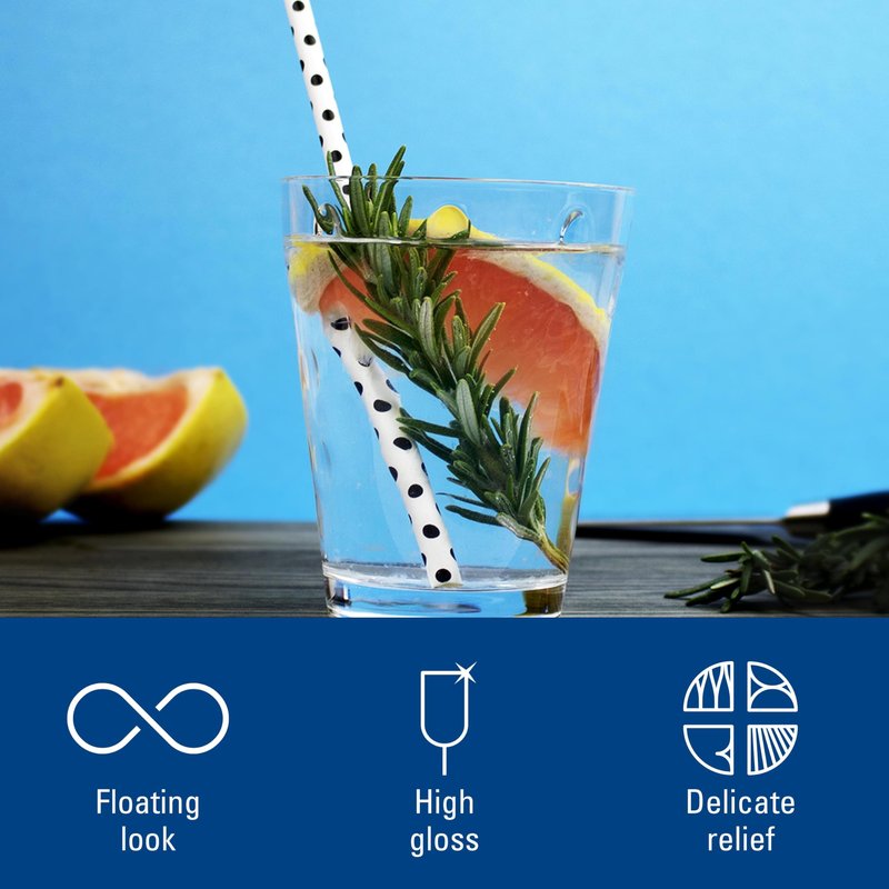 Villeroy & Boch Dressed Up Assorted Design Tumblers (Set of 4), 10.5 oz Capacity, Clear
