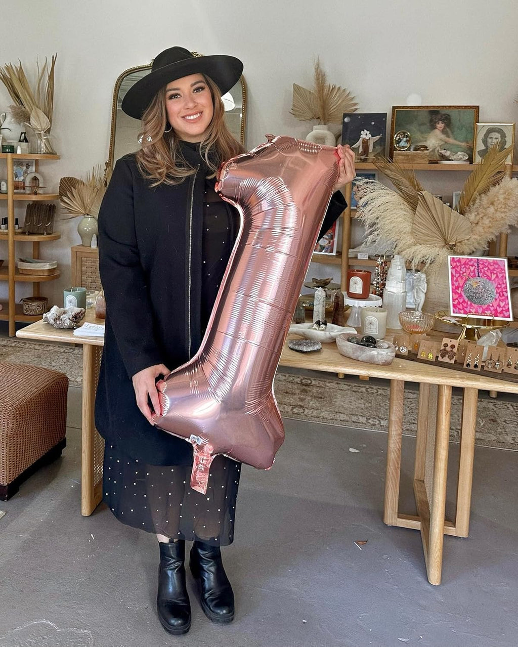 Rose Gold Number 11 Balloon - 40 Inch 11th Birthday Decoration for Boys & Girls