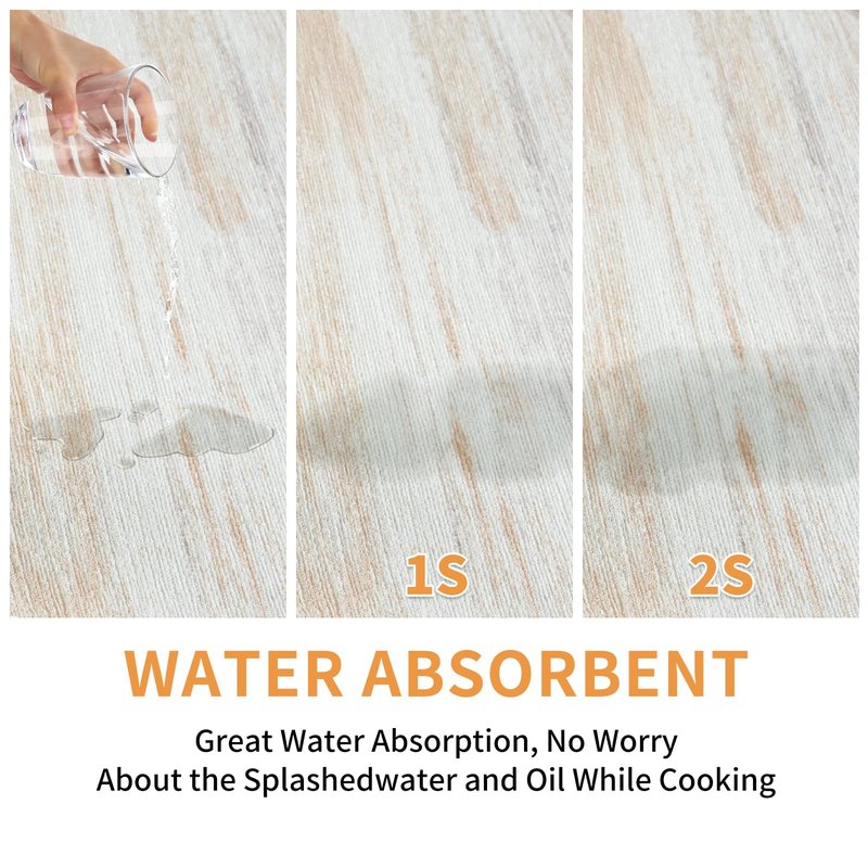 Kitchen Mats for Floor 2PCS, Washable Non Slip Kitchen Rugs Sets,Comfort Standing Rug,Neutral Abstract Absorbent Mat Runner for Kitchen, Floor, Home, Office, Sink, Laundry Living Room Bedroom