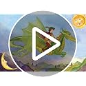 Dragon Musical Jewelry Box with 3 Drawers for Kids Treasure Storage
