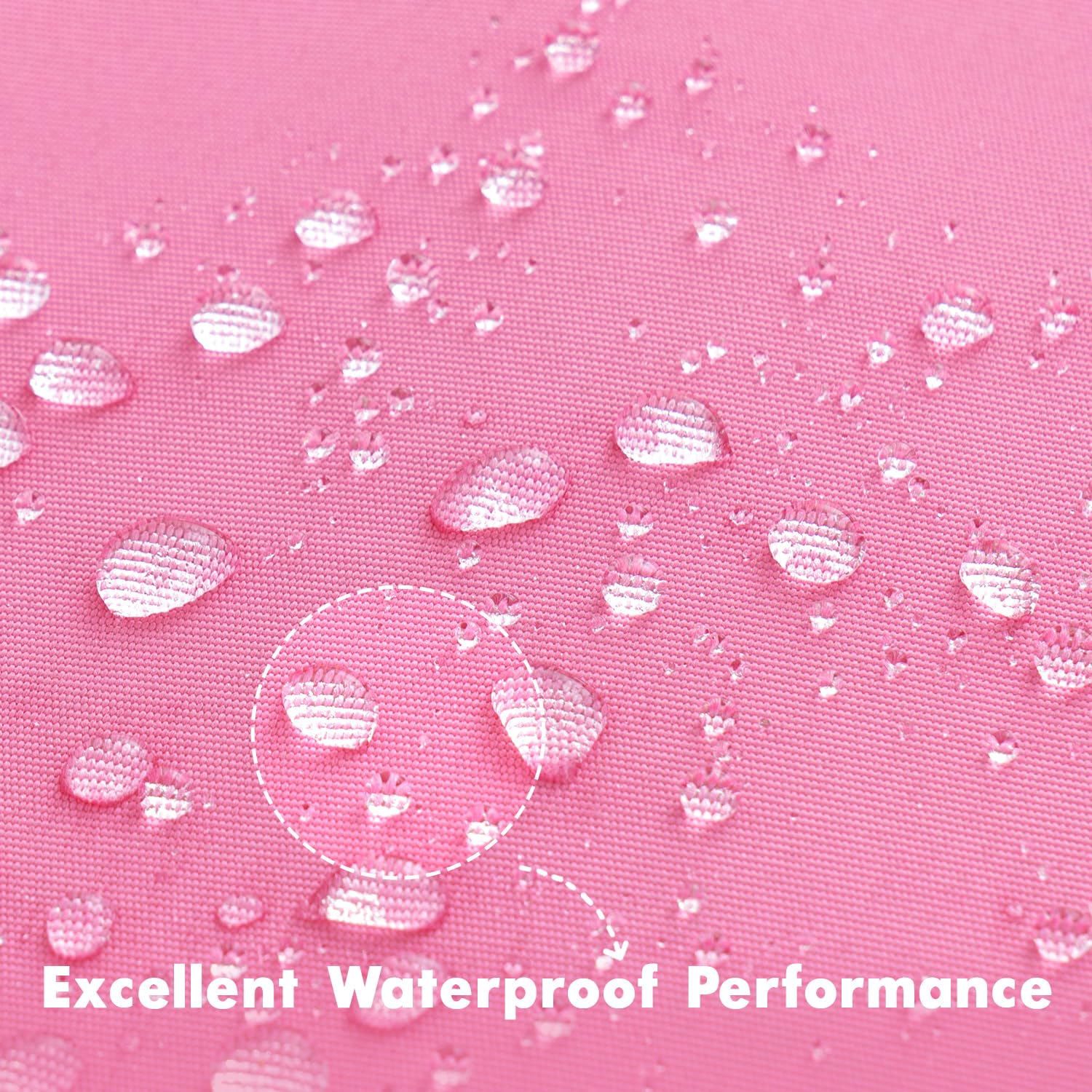 MIULEE Outdoor Pillow Covers Pink Waterproof Decorative Patio Throw Pillow Covers Fade Resistant for Furniture Tent Couch Sofa Living Room Pack of 2 Spring Summer Pillowcases 18x18 Inch