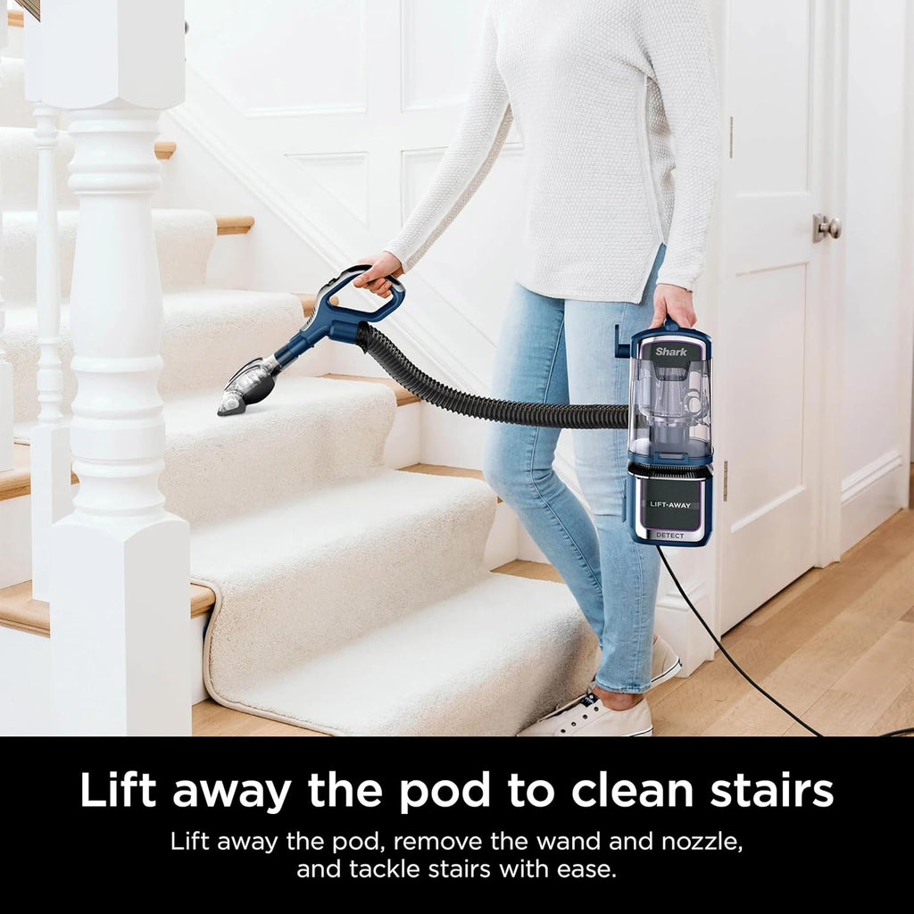 Shark Detect Performance Lift-Away Vacuum - DuoClean, Odor Neutralizer, LED Headlights | 3 Tools Included