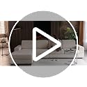 Stretch Couch Back Cushion Cover - Water-Resistant Sofa Slipcover, Ivory