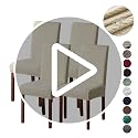 Waterproof Dining Chair Covers Set of 4 | Removable & Machine Washable