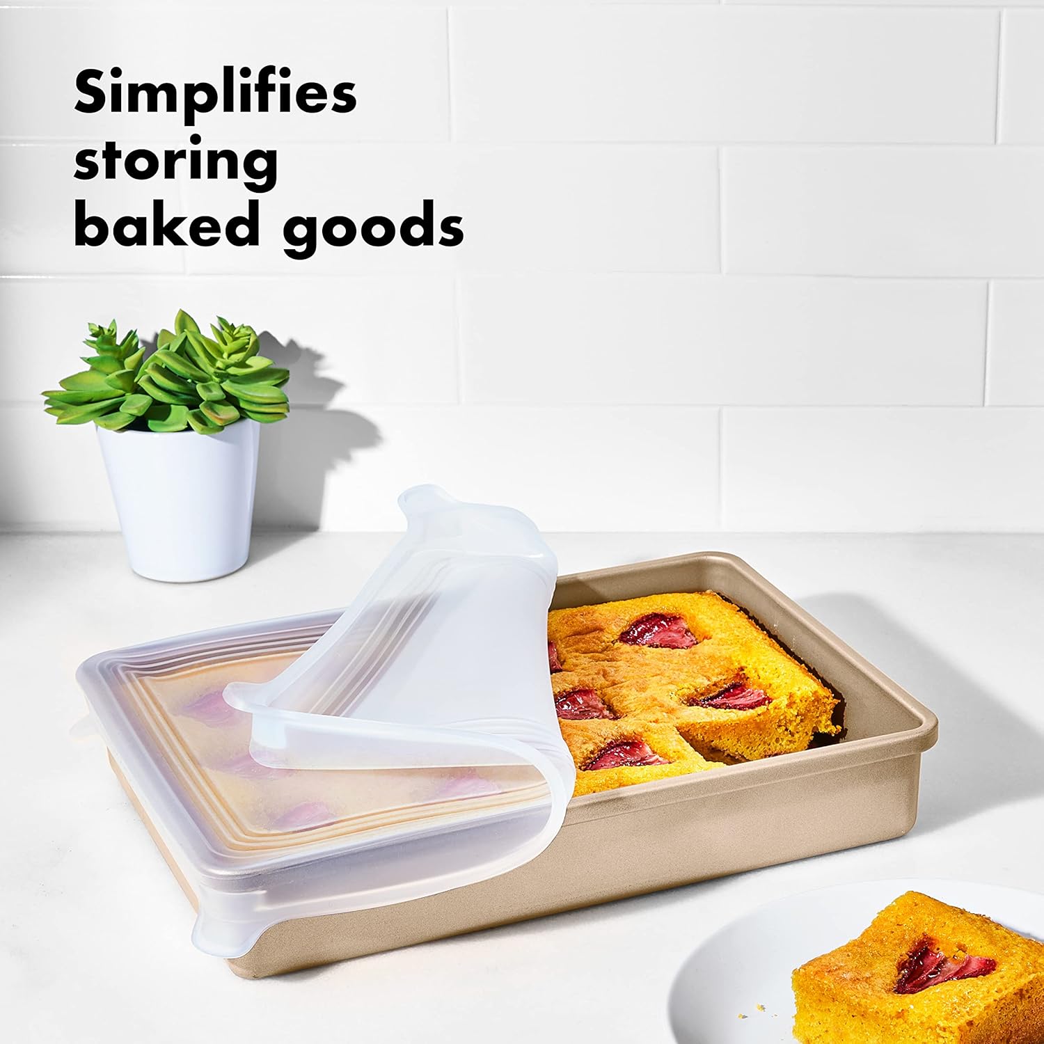 OXO Good Grips Silicone Bakeware Lid - Durable 9in x 13in Design for Effortless Baking