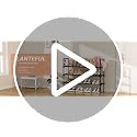 3-Tier Free Standing Shoe Rack Organizer with 5 Side Hooks, Stackable Shelf