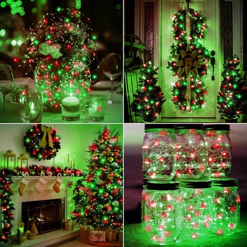 Btfarm 30 Pack Fairy Lights - Battery Operated 7ft 20 LED Twinkle String Lights | Waterproof Mini Silver Wire for Christmas & Weddings