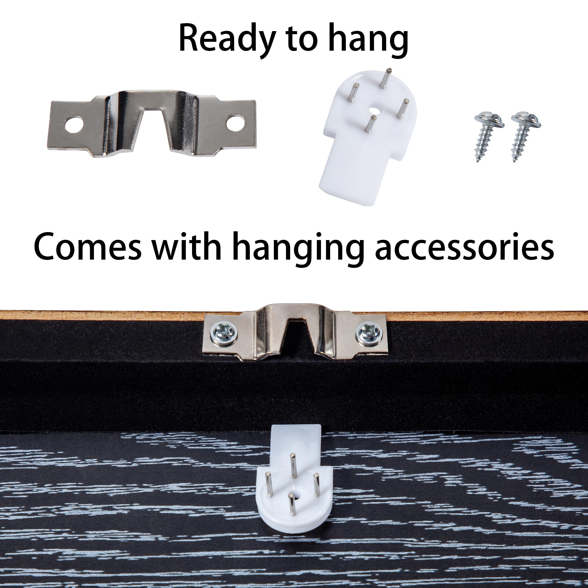 Framed Fly Fishing Art Print Lure Illustration Wall Decor for Anglers' Spaces Fishing - Themed Painting Poster Prints, Outdoor - Ideal for Man Caves, Offices and Lure Lovers' Spaces 16" x 16"