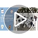 ELEGANTPARK 6 Pack Cow Print Christmas Stockings - 20 Inch Faux Fur Farmhouse Holiday Decor