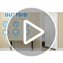 Weighted Door Draft Stopper 36 Inch - Heavy Duty Under Door Seal, Gray