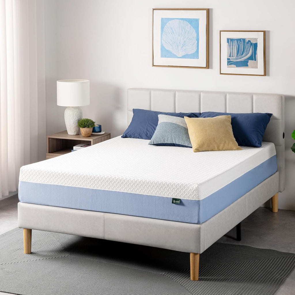 Zinus 10 Inch Full Memory Foam Mattress - Cooling Comfort, Fiberglass-Free, Medium Feel, Safe Materials