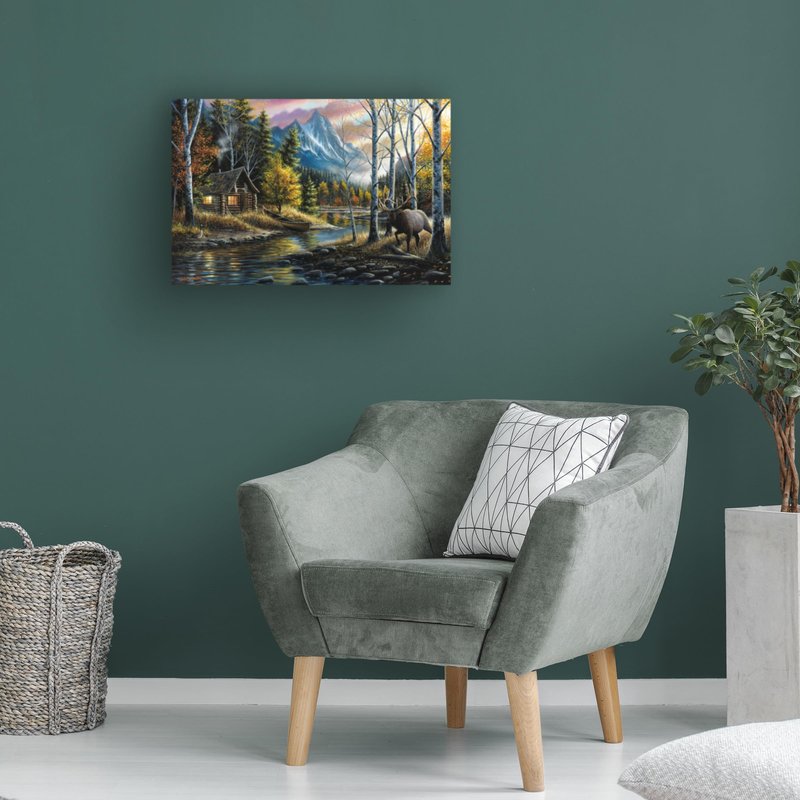 Wrapped Canvas Wall Art - Chuck Black 'Living the Dream' Wall Art for Living Room, Bedroom, or Office Décor - 22x32