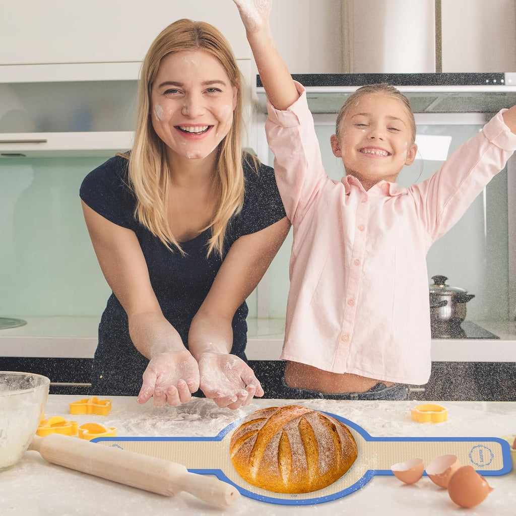 Skiennix Silicone Bread Sling - Non-Stick Sourdough Baking Mat for Easy Transfer | 2PCS Set