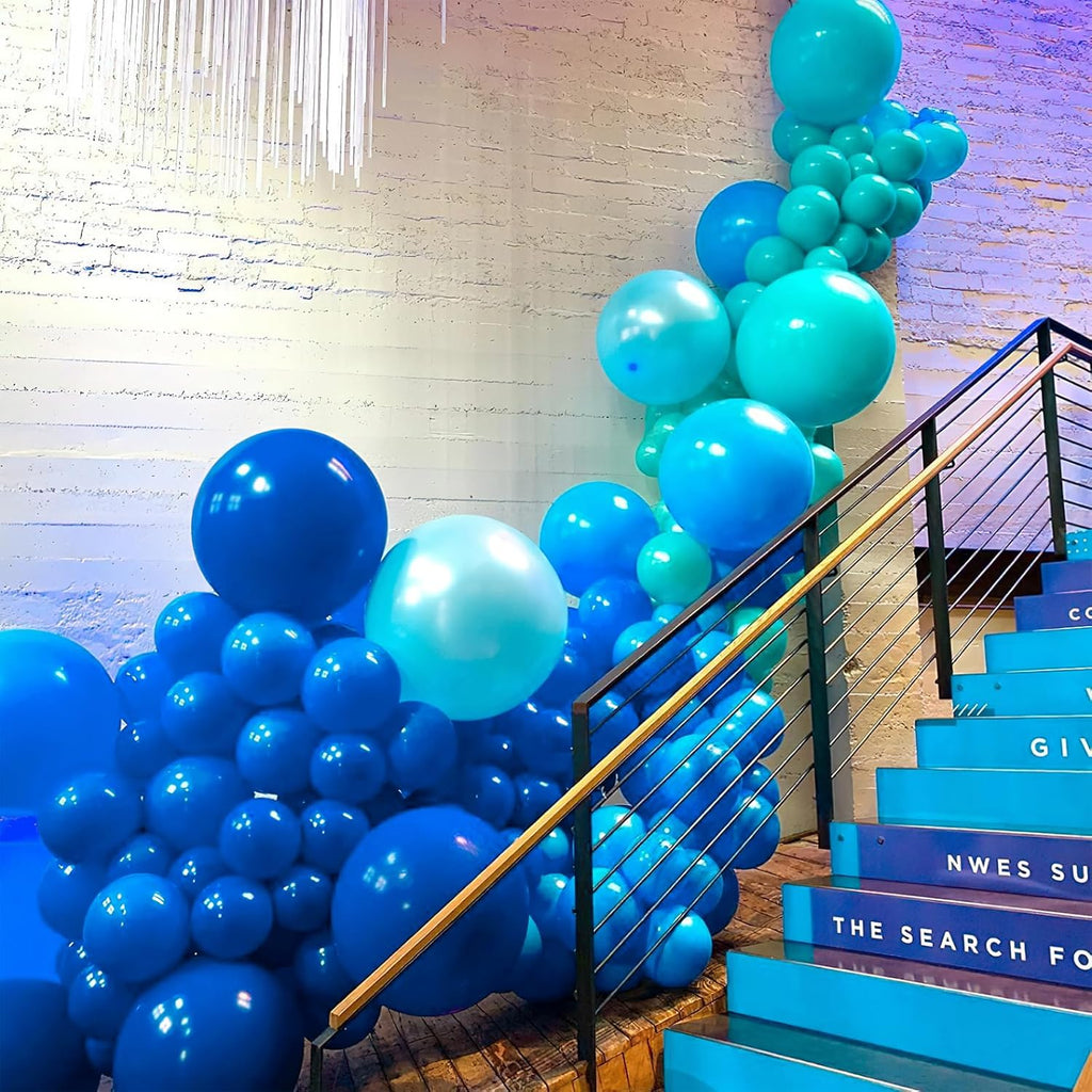 PartyWoo Royal Blue Balloons - 18 Inch Dark Blue Latex Balloons for Weddings & Celebrations | 20 Pack