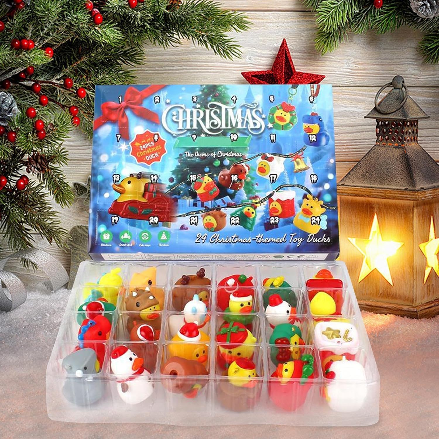 Rubber Ducks Advent Calendar 2025 - 24 Days of Surprises | Perfect Christmas Gift for Kids & Teens
