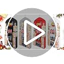 Hanging Wrapping Paper Organizer Over Door Gift Wrap Storage Bag